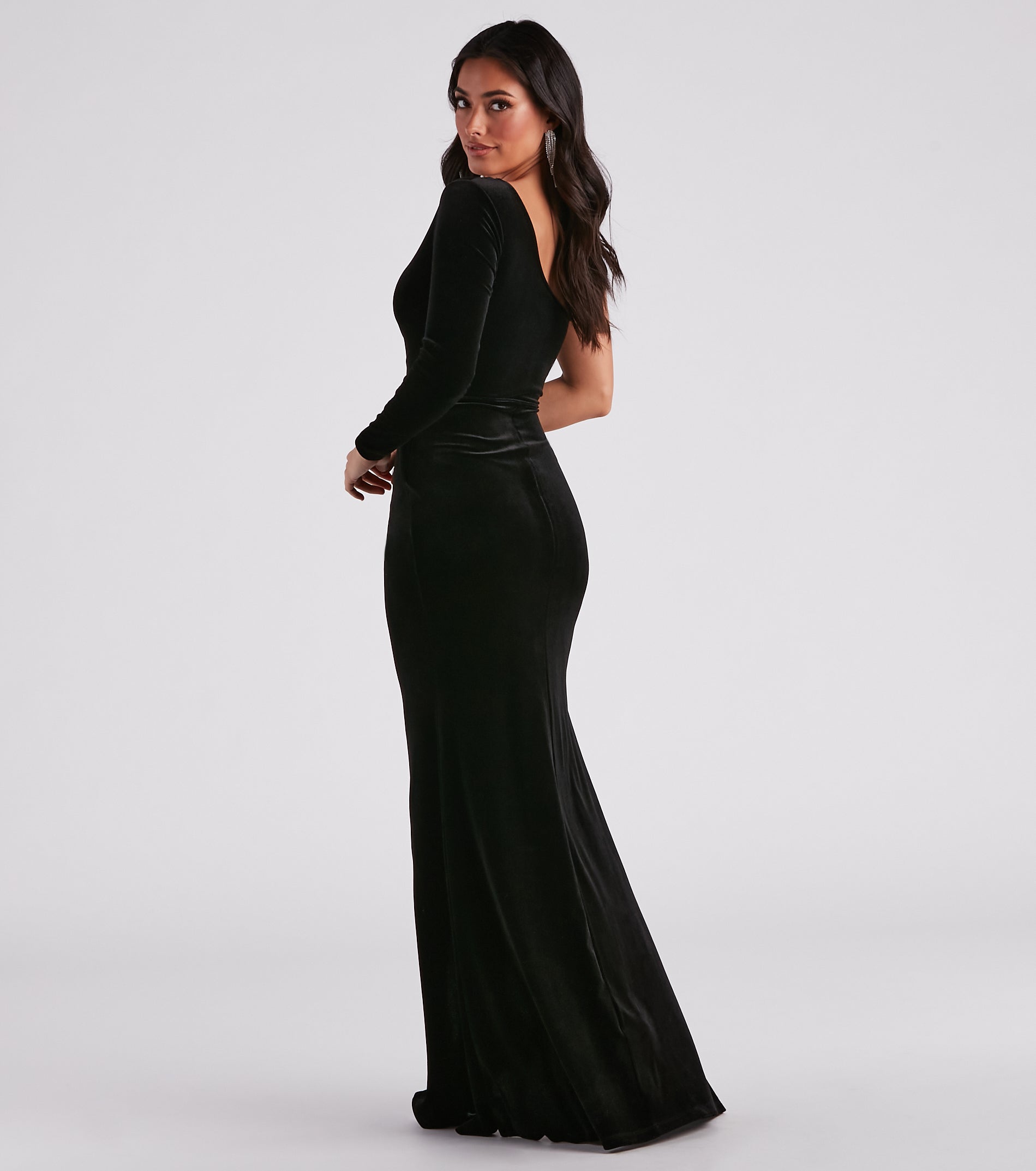 Formal Velvet Long Dress