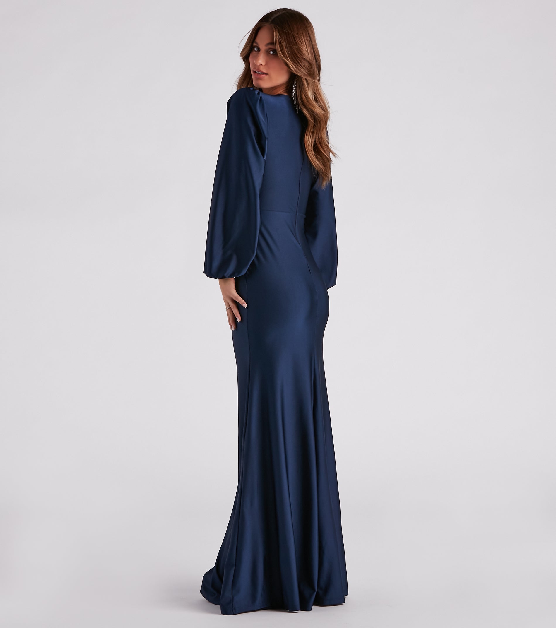 Formal Long Sleeve Mermaid Dress